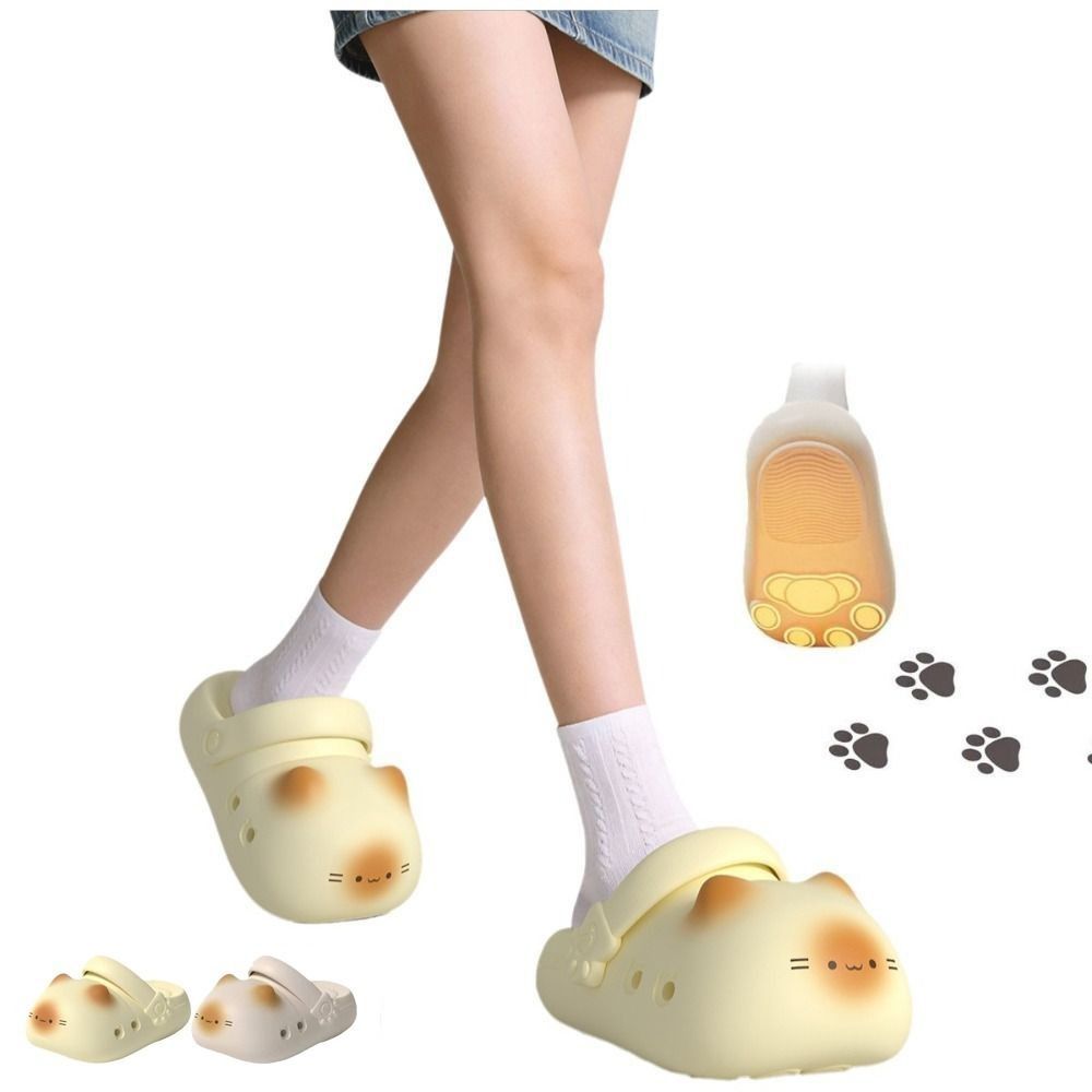 Cat Claw Bark - Sevimli Su Geçirmez Kedi Terlikleri Alt