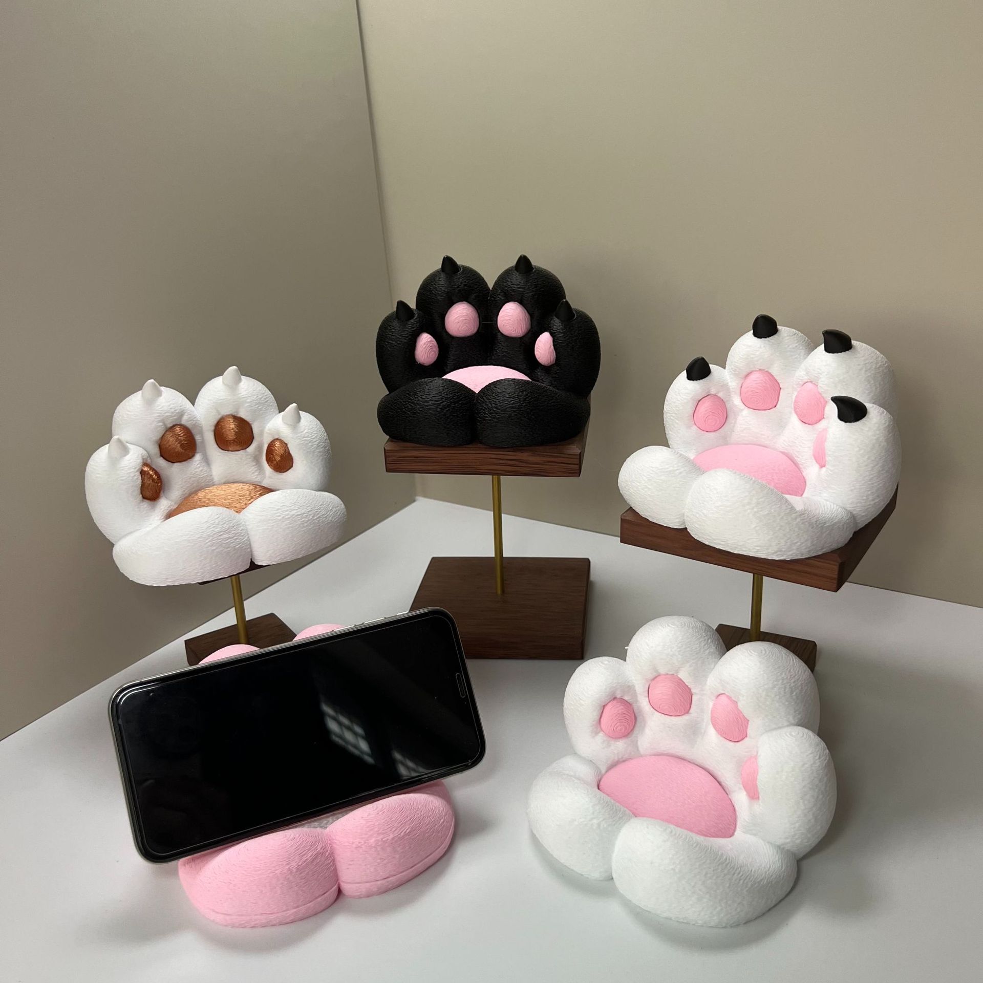Cat Claw Bark - Sevimli kedi patisi şeklinde masa süsü,