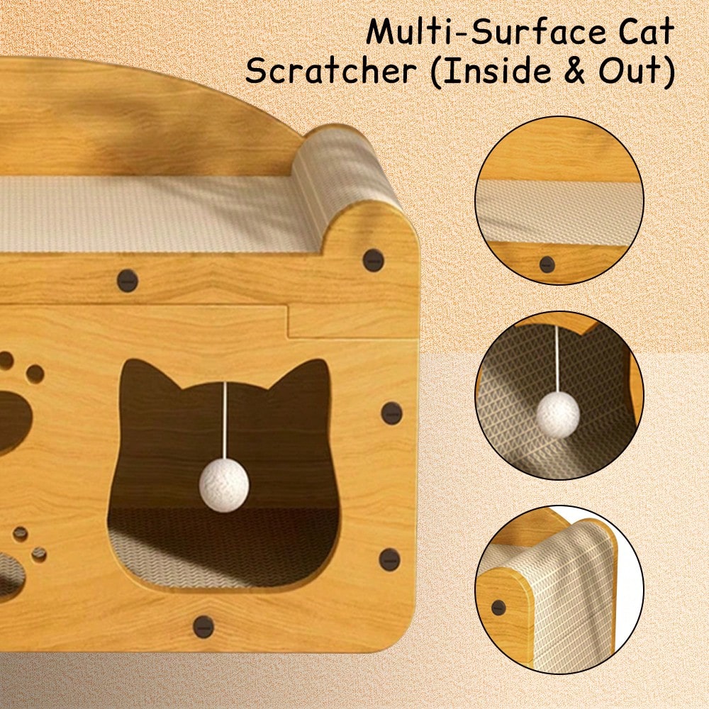 Lüks Çift Katlı Kedi Tırmalama - Cat Claw Bark incelemesi ve fiyatı